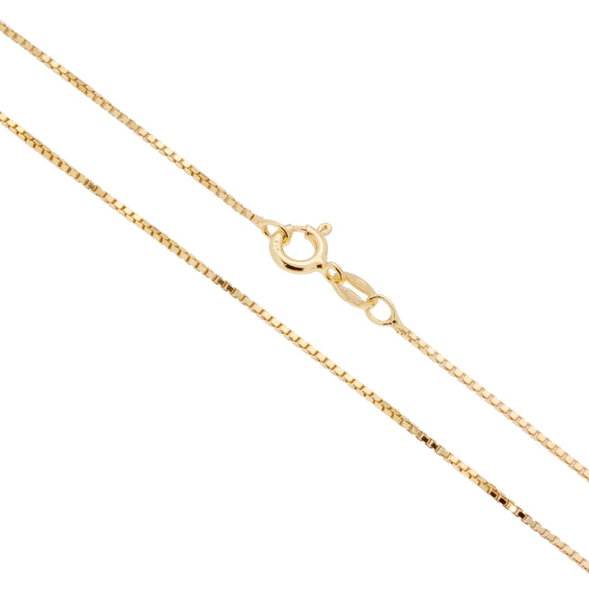 Collana veneziana 45cm - argento 925 gold