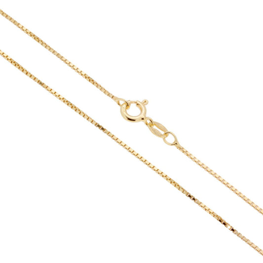 Collana veneziana 50cm - argento 925 gold