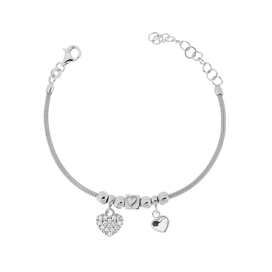 Bracciale con ciondoli - argento 925