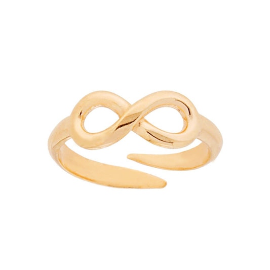 Anello infinito mini- argento 925 gold