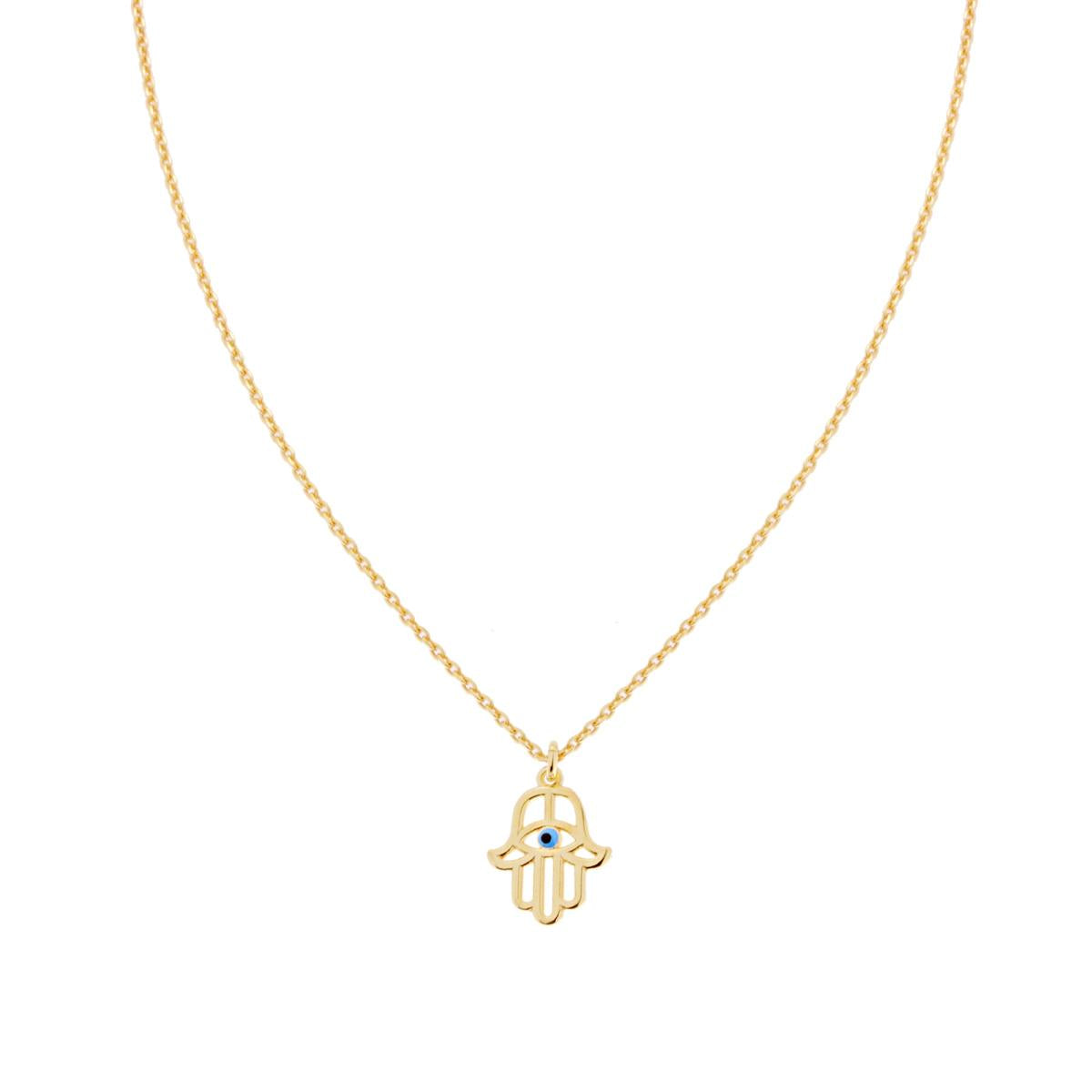 Collana con mano di fatima-argento 925 gold