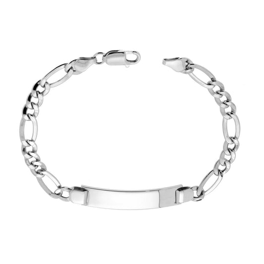 Bracciale targhetta uomo - argento 925