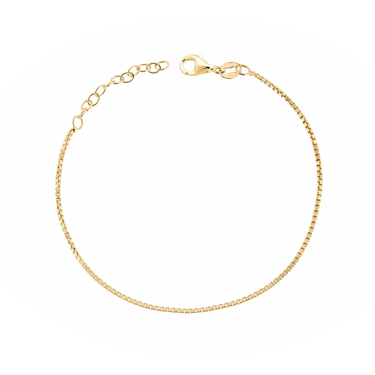 Bracciale veneziana - argento 925 gold