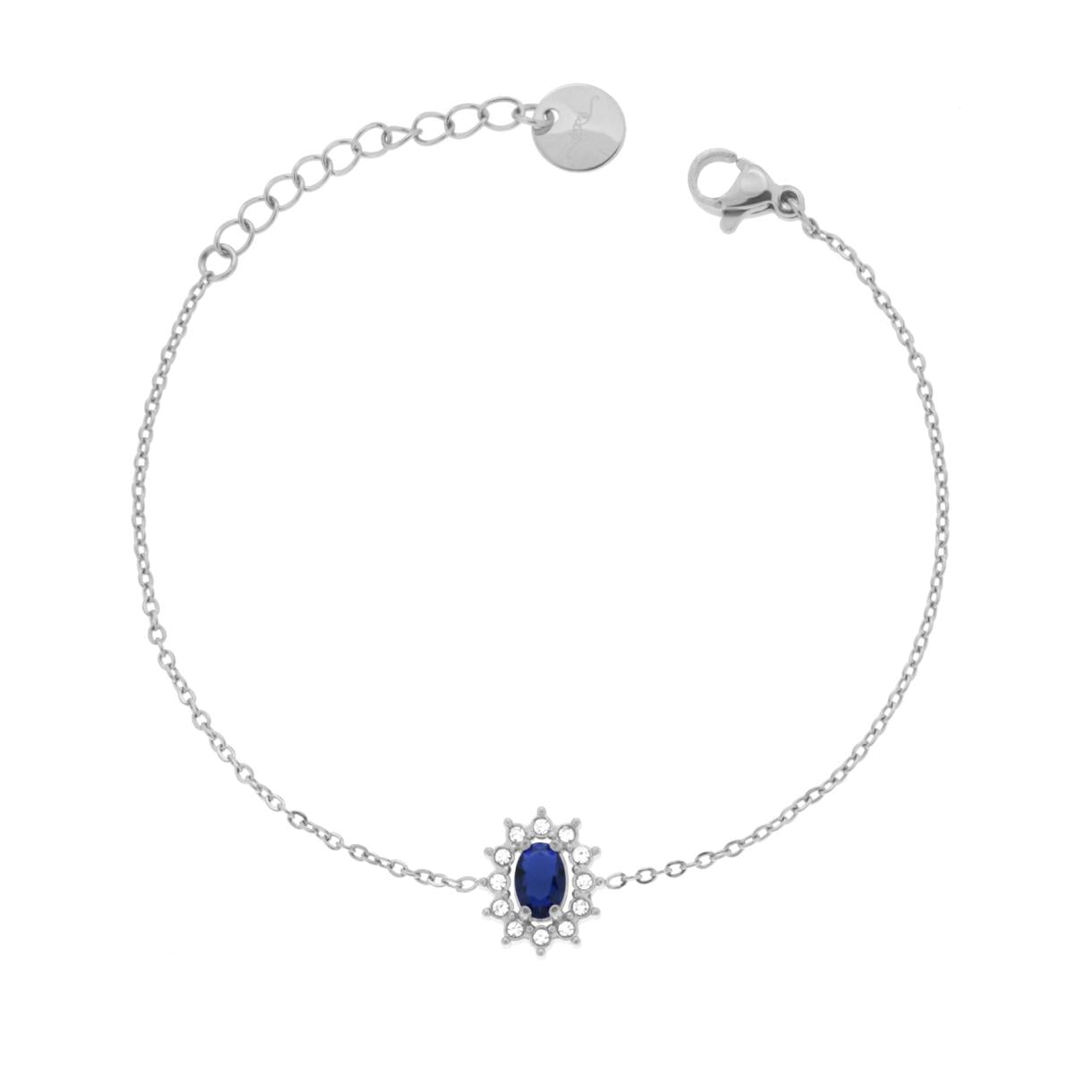 Bracciale Kate blu zaffiro silver