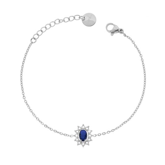 Bracciale Kate blu zaffiro silver