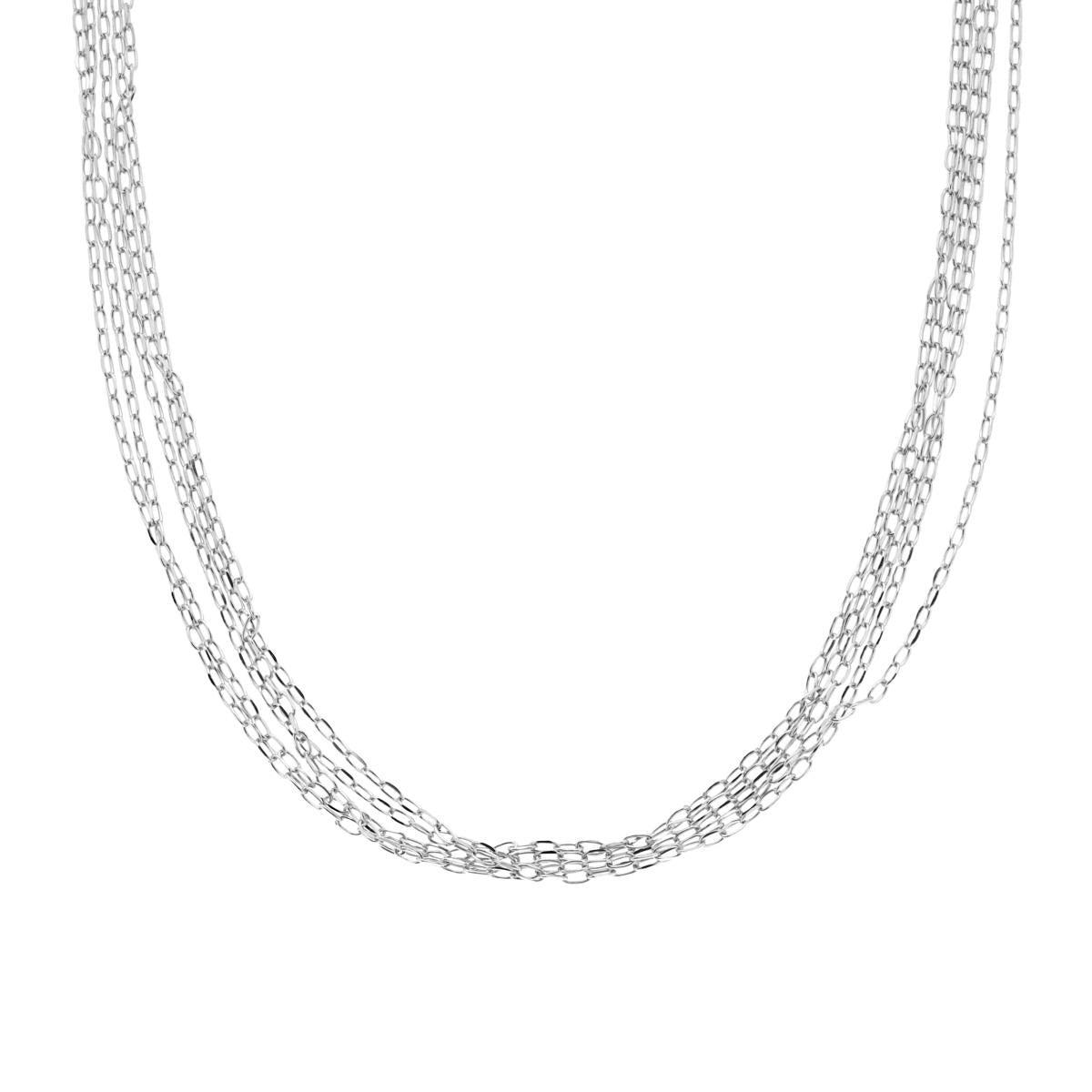 Collana multifilo    - argento 925