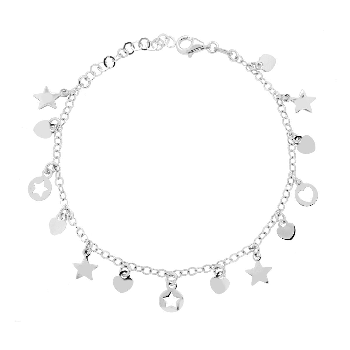 Bracciale con pendoli - argento 925