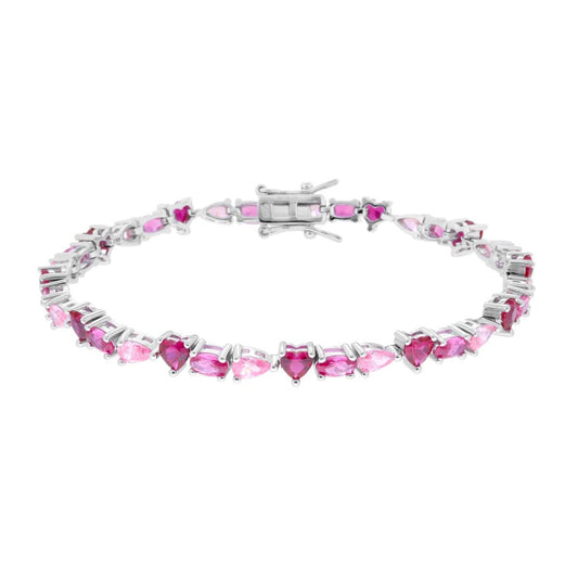 Bracciale tennis fantasy  - argento 925