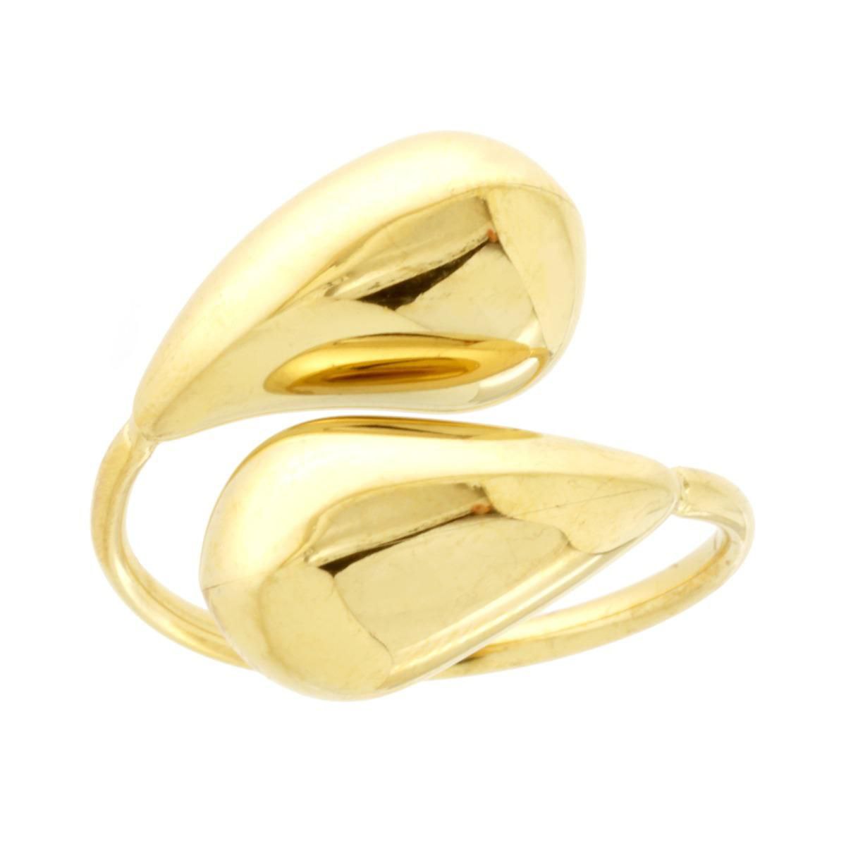 Anello goccia gold